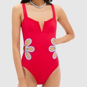 Follow Suit Butter Poppy + Blue Flora L NWTs Spring Break/ Vacay Tuckernuck